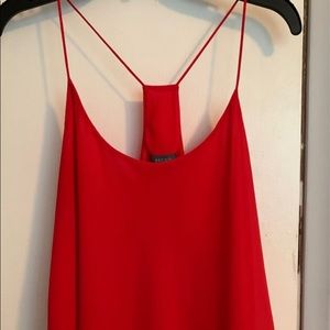 Red tank top